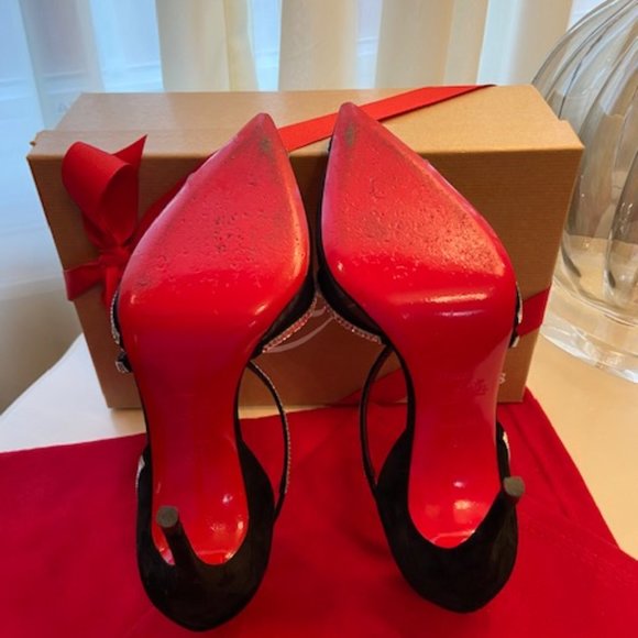 Christian Louboutin Chiara Diams BLK Pumps - Picture 7 of 10